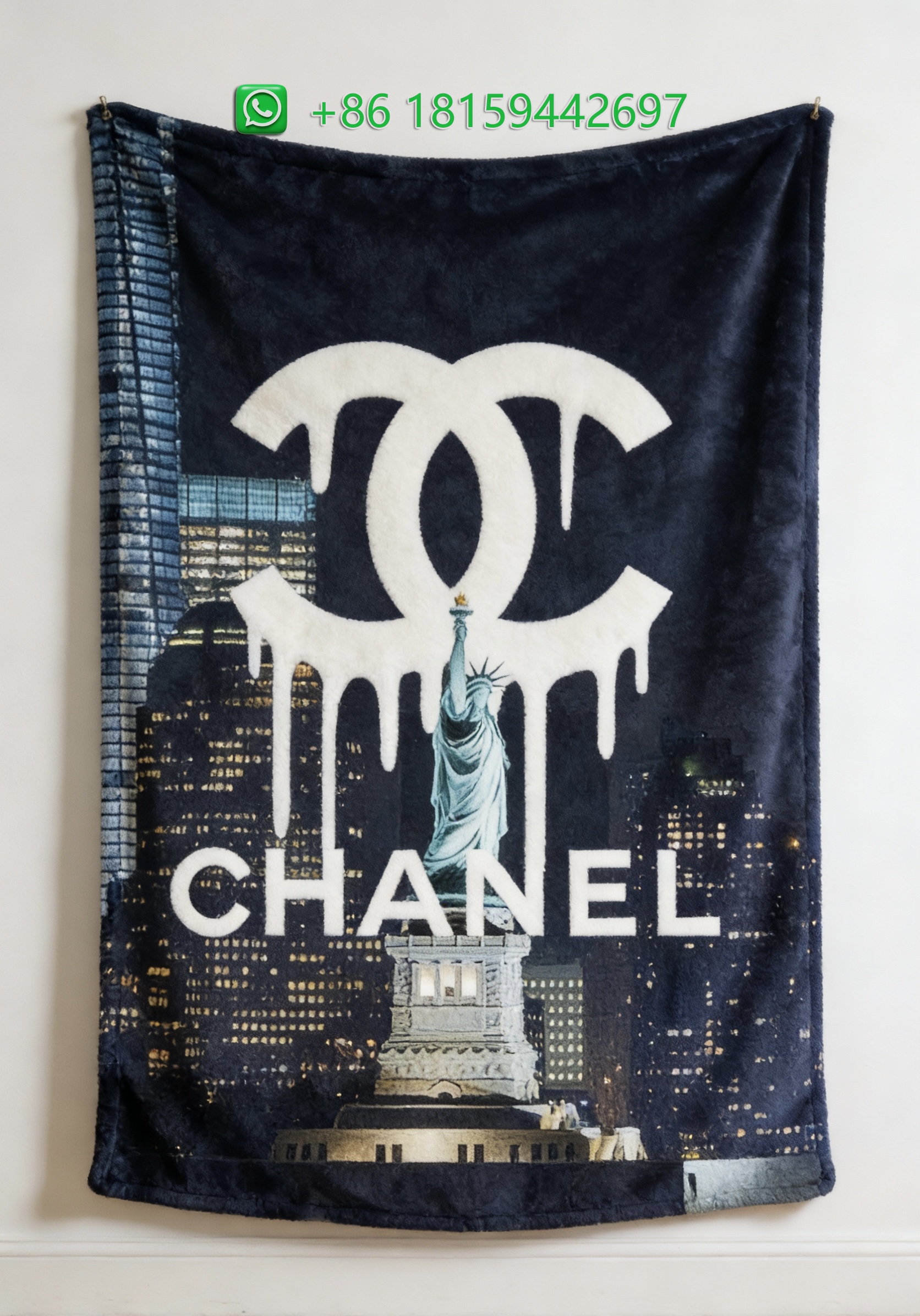 Chanel Throw Blankets